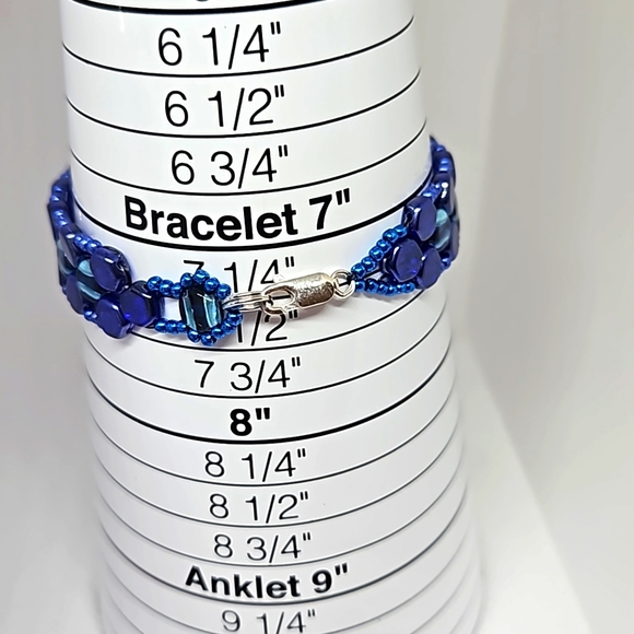 CZECH Glass One of a kind Beaded Bracelet - Picture 8 of 8